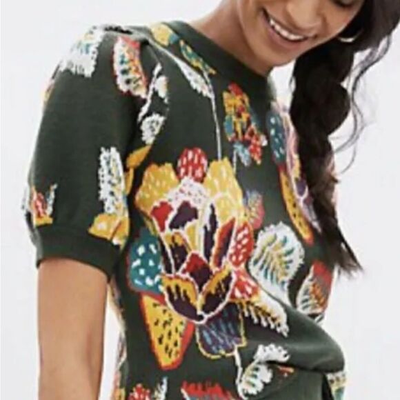 Farm Rio Margarita floral knit top - Picture 11 of 12